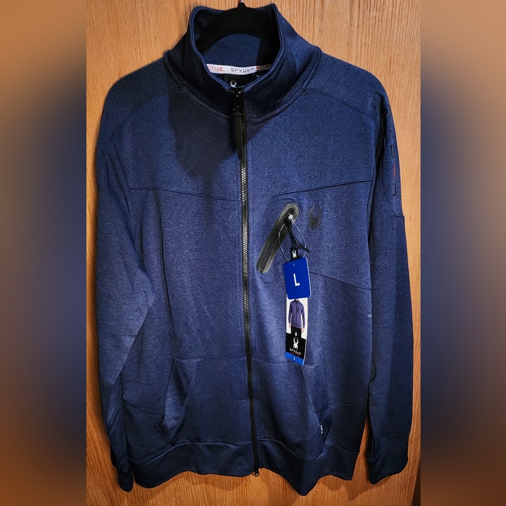 NWT Spyder Active Men’s Full Zip ProWeb Jacket size Large